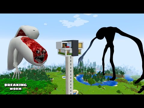 SURVIVING FROM BRIDGE WORM AND BREAKING NEWS COMBO in Minecraft - Gameplay - Coffin Memey