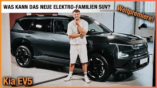 Kia EV5 im Test (2026) Weltpremiere des kompakten Elektro Familien SUVs! Review | Preis | EV 5