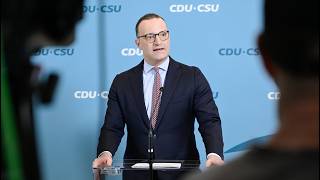 9. Juni 2026 | Live-Statement mit Jens Spahn & Alexander Hoffmann