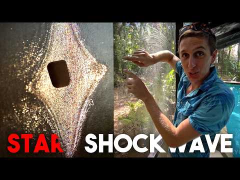 Star Shaped Shockwaves in Slow Motion (Feat. @TheBackyardScientist )