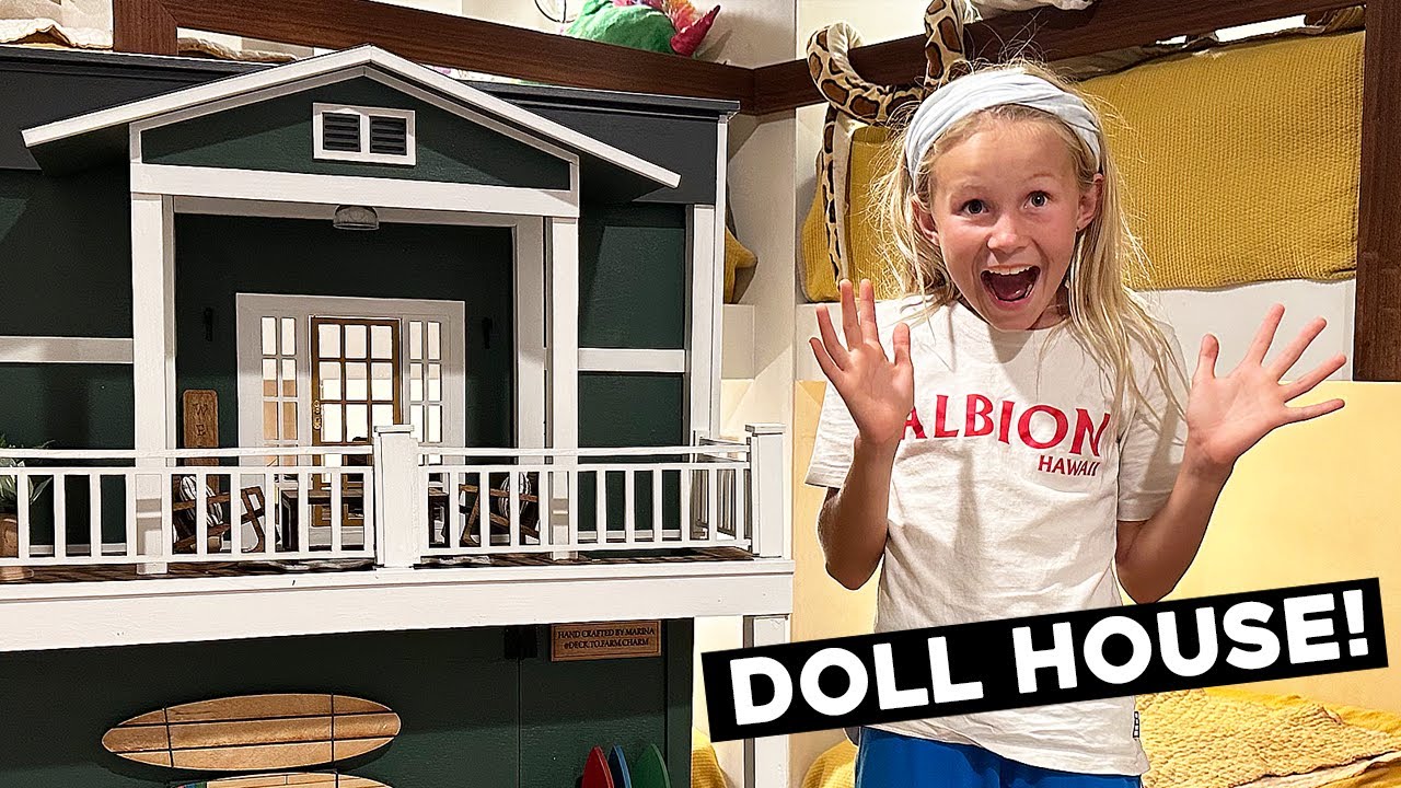 We surprised dorothy with a bucket list doll house for her 10th birthday