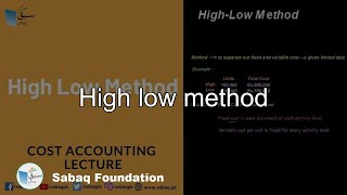 High low method