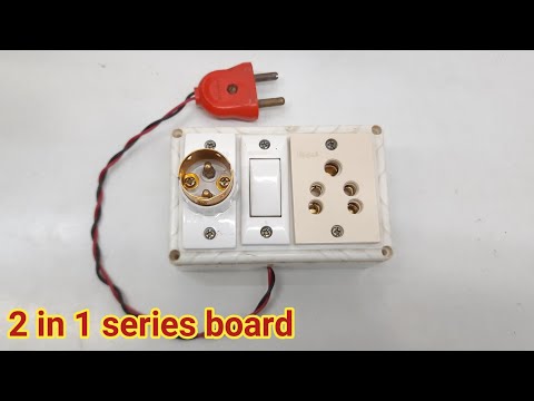2 in 1 series test board wiring|series board connection