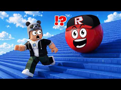 Panda Büyük Topa Dönüştü ve Heronu Merdivenlerde Kovaladı! 🔴💀😱 - Roblox