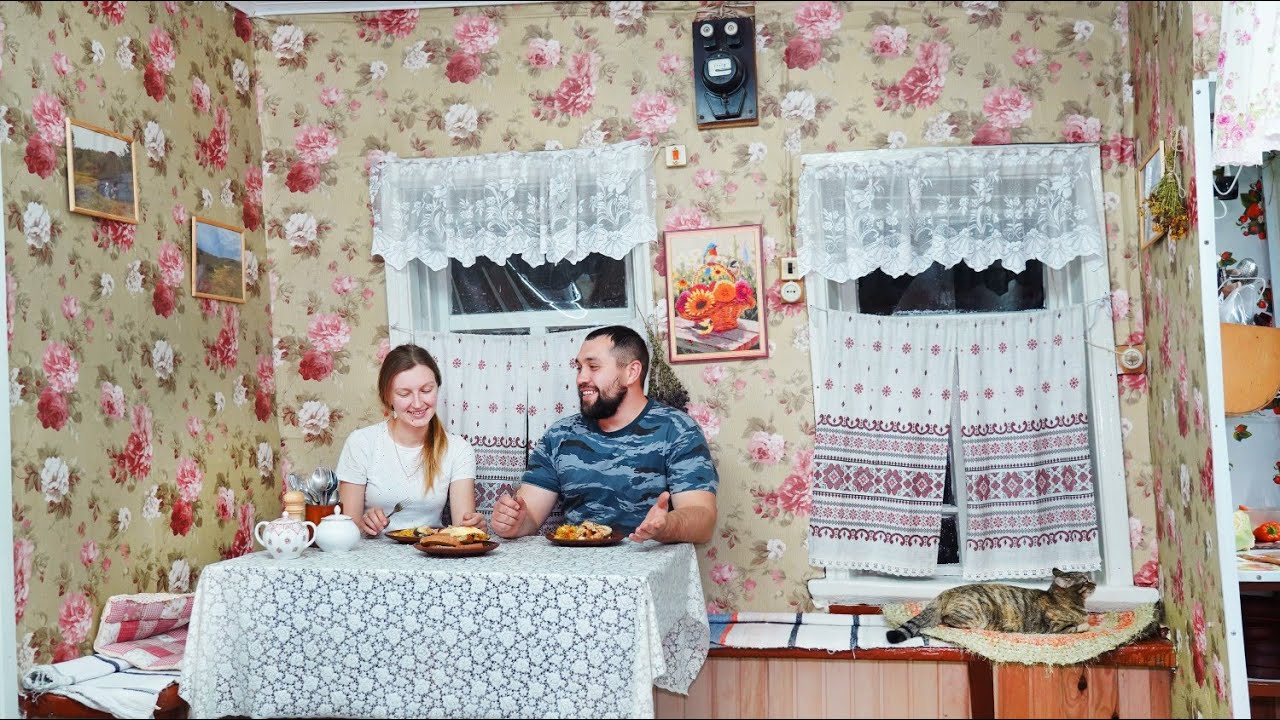 Жизнь в уральской глубинке рыбные дни рулон сена для быков подогрев на трактор