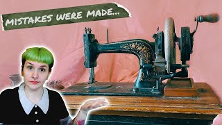 I tried to save this 145 year old Sewing Machine! (Antique Victorian Sewing Machine Restoration)