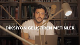 Diksiyon Geliştiren Metinler (Kolay Zorluk Derecesi)