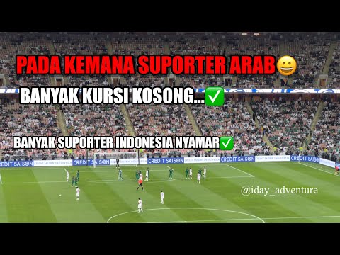 ORANG ARAB KAGET LIHAT SUPORTER INDONESIA MALAH BIKIN JOKES DAN KOMPAK😱