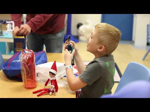 Texas Rangers visit Medical City Children's Hospital in Dallas