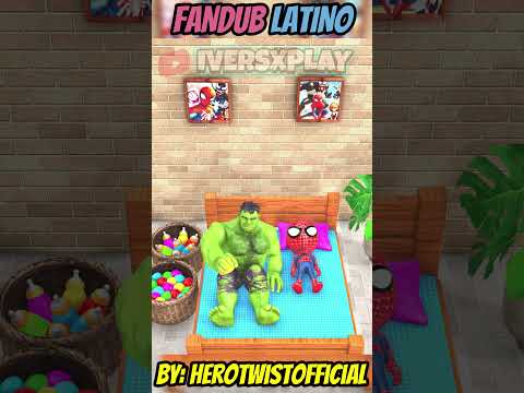 HULK le REGALA un GLOBO a Bebé Spiderman 😂