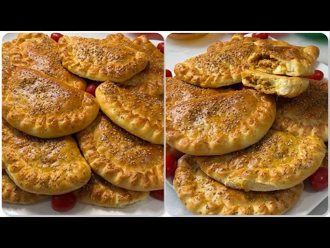 ضروري تسجلي الوصفة💫فطائر مالحة بالعجينة السحرية وحشوة اقتصادية بنينة😋