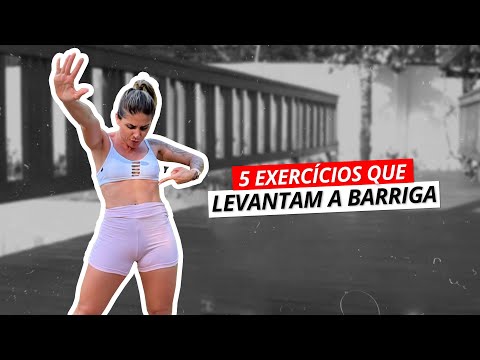 5 exercícios pra levantar a barriga caída