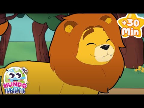 🦁30 MIN Playlist Feliz De Animalitos 2025 🐣🐱🦒 | Mundo Infantil💕✨