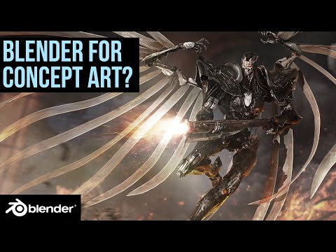 Concept Art in Blender | Simple guide and course review