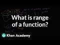 Understanding Functions: Domain and Range