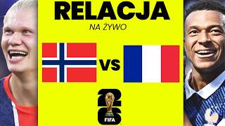 NORWEGIA 1:4 FRANCJA | MISTRZOSTWA ŚWIATA | NA ŻYWO