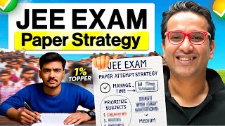 JEE EXAM Attempting Strategy 🔥 || PhysicsWallah