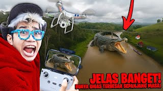 DRONE MENEMUKAN BUAYA GIGAS TERBESAR YG HIDUP SELAMA 38 TAHUN, WARGA PANIK!!!
