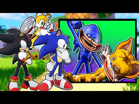 Sonic, Shadow and Tails REACT To Shin Sonic Vs Shin Tails in REAL Life!