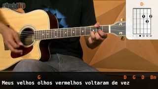 videoclase Olhos Vermelhos (aula de violão)