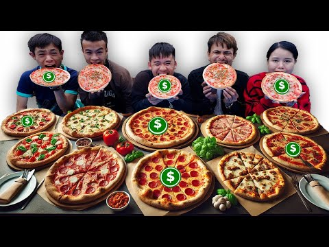 Hưng Troll | Thử Thách Người Cuối Cùng Ngừng Ăn Pizza Có Tiền Bên Trong