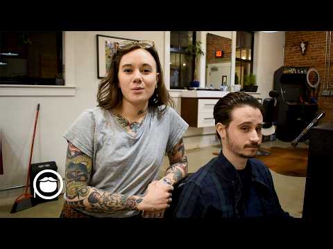 Vintage Style Long Top Scissor Haircut and Styling Tutorial