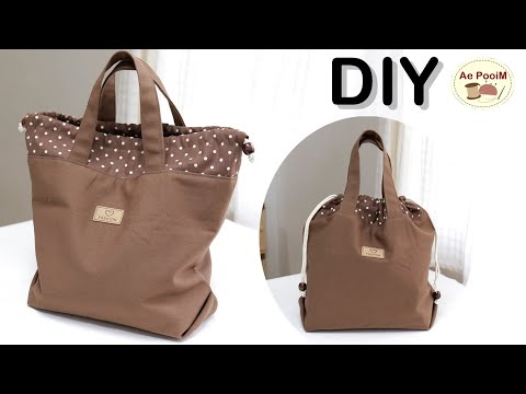 DIYTotebagwithdrawstringclosureSewingtutorial