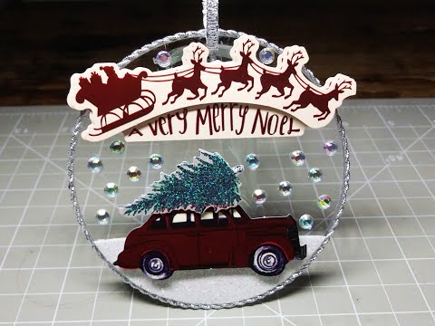 DIY~Super Easy & Lovely, Clear Acrylic Ornament!