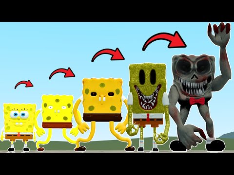 NEW EVOLUTION OF CURSED SPONGEBOB In Garry's Mod