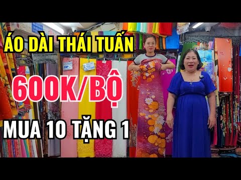 TIỀN ÍT MÀ VẪN CÓ ÁO DÀI ĐẸP! ÁO DÀI THÁI TUẤN 600k/BỘ AI CŨNG MÊ | MUA 10 TẶNG 1