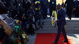 YouTube video thumbnail: South Africa Marks 50th Anniversary of the 1976 Student Uprising