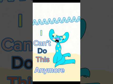 I can’t do this anymore cyan (rainbow friends) chapter 2 #animation #flipaclip