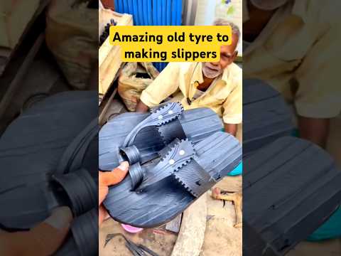 how to make slippers to old tyre 🧐👌🙏#shortsfeeds #yoytubeshorts #shortsviral