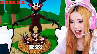 Me ROBO los BEBÉS del CIERVO de 99 Noches en el Bosque en Roblox | Criss Huera