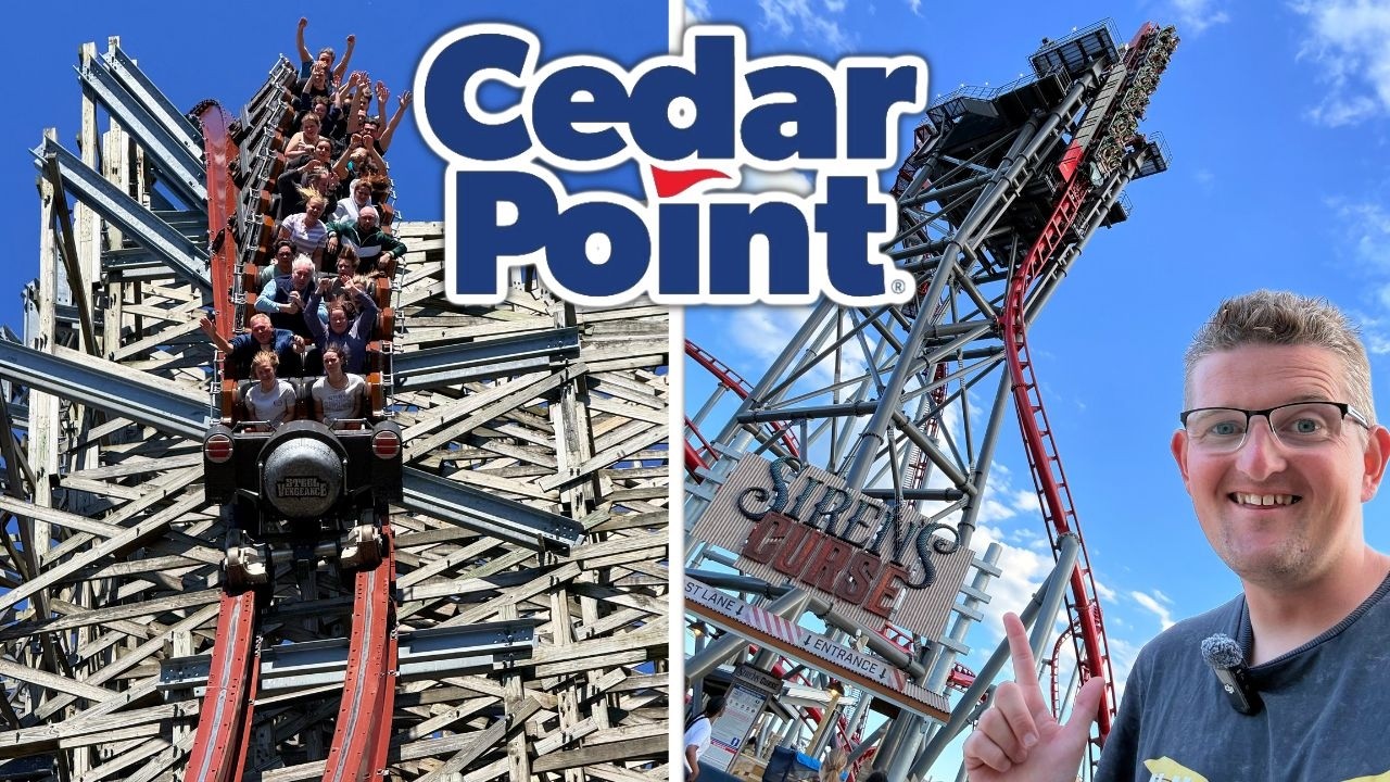 Vlog du premier jour à Cedar Point, juin 2026 - PREMIER TOUR de Siren's Curse !