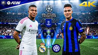 FC 26 - Real Madrid vs. Inter Milan - UEFA Champions League 26/27 Full Match | PC™ [4K60]