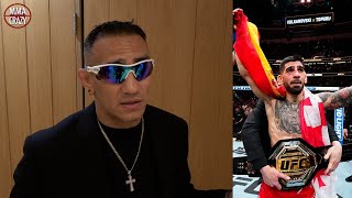 Tony Ferguson on UFC lightweight champion Ilia Topuria “170 will be too much for him”