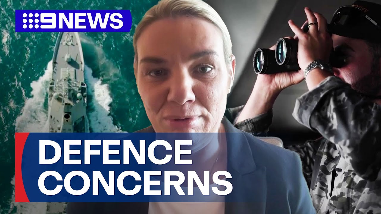 China’s live fire drills puts Australia’s defence in the spotlight | 9 News Australia