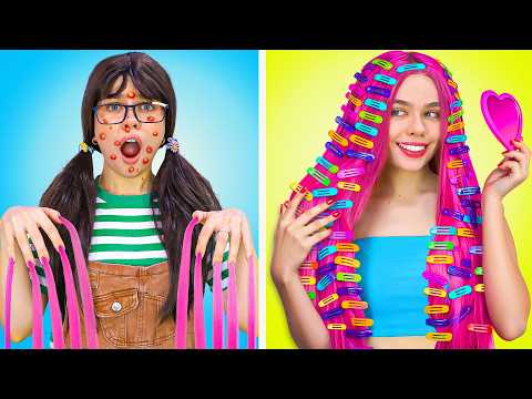 From Nerd to Popular Extreme Makeover! Beauty Transformation With Gadgets by Crafty Hype