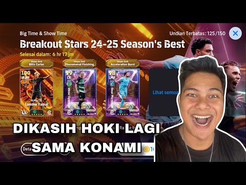 DIKASIH HOKI LAGI SAMA KONAMI PAKAI CARA DARI SUBSCRIBERS DAPET EPIC LAMINE YAMAL CUY
