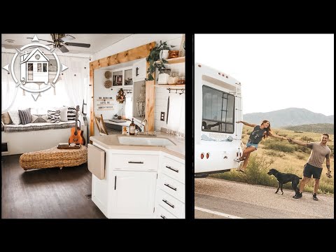Couple Renovates RV as a Nomadic Tiny Home (& it's Gorg)!