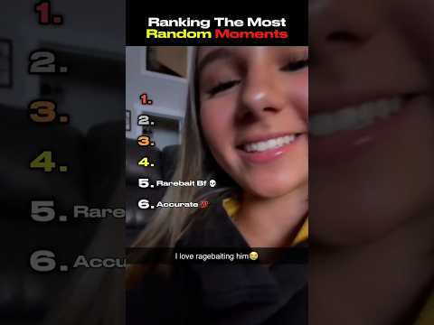 Ranking THE MOST RANDOM Videos