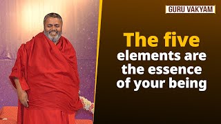 Guru Vakyam, English, Episode 1266 : The five elements are the essence of your being.