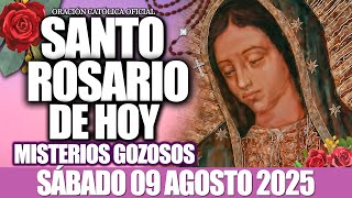 EL SANTO ROSARIO DE HOY SÁBADO 09 DE AGOSTO DE 2025-MISTERIOS GOZOSOS🙏EL SANTO ROSARIO DE HOY❤️