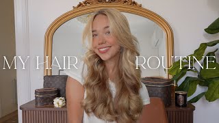 My Full Hair Care & Styling Routine 🫧🧴 How I Keep It Healthy, Shiny & Long