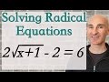 Solving Radical and Cube Root Equations