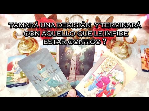 ✨️Por Fin Se Decide‼️ Dejará Atrás Aquello que le Impide Estar Contigo ⚖️❣️ #tarot