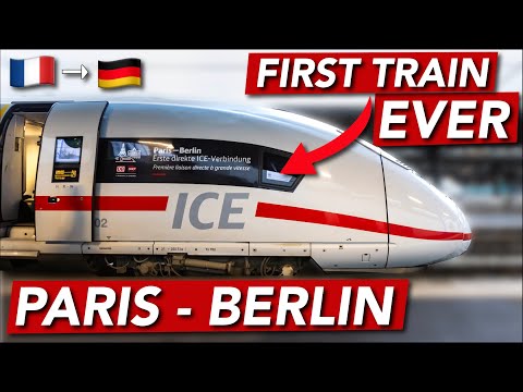 Paris to Berlin in 8 Hours at 320 km/h on the New ICE First Class