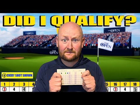 I Take On OPEN CHAMPIONSHIP QUALIFYING! (Every Shot Shown)