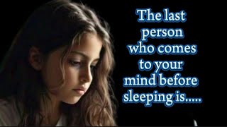 The Last person who comes to your mind. psychology Facts. @JCS